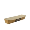 Papstar Pure Good Food Snacktrays Imbissschalen,  Pappe 86631,  1 Packung = 50 Stück,  3, 3 x 18, 5 cm