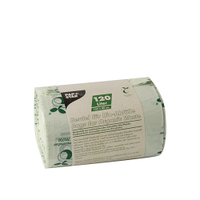Papstar Pure Kompostbeutel,  Bio-Folie 87664,  1 Rolle = 10 Stück,  120 Liter
