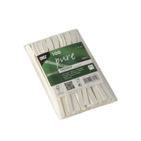 Papstar Pure Papier Rührstäbchen,  weiß 88070,  1 Packung = 100 Stück,  14 cm