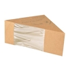 Papstar Pure Sandwichboxen,  Pappe 85690,  1 Packung = 50 Stück,  für 3 Scheiben
