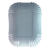 Papstar Pure Schalen eckig,  weiß 11306,  1 Packung = 250 Stück