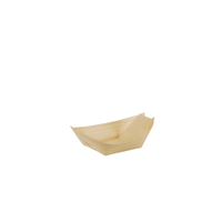 Papstar Pure Schiffchen Fingerfood-Schalen,  Holz 84413,  1 Packung = 50 Stück,  8, 5 x 5, 5 cm