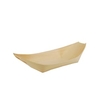 Papstar Pure Schiffchen Fingerfood-Schalen,  Holz 84417,  1 Packung = 50 Stück,  19 x 10 cm