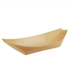 Papstar Pure Schiffchen Fingerfood-Schalen,  Holz 84419,  1 Packung = 50 Stück,  25 x 10 cm