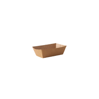 Papstar Pure Snacktrays Imbissschalen,  Pappe 87503,  1 Packung = 50 Stück,  3, 8 x 7, 2 x 2, 8 cm