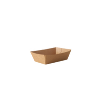 Papstar Pure Snacktrays Imbissschalen,  Pappe 87504,  1 Packung = 50 Stück,  5, 2 x 8, 7 x 3, 2 cm