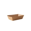 Papstar Pure Snacktrays Imbissschalen,  Pappe 87505,  1 Packung = 50 Stück,  6, 7 x 11, 4 x 3, 9 cm