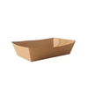 Papstar Pure Snacktrays Imbissschalen,  Pappe 87508,  1 Packung = 50 Stück,  10 x 16, 7 x 5, 3 cm