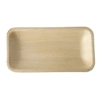 Papstar Pure Tabletts Palmblatt,  eckig 87422,  1 Packung = 25 Stück,  24 x 16, 5 x 2 cm