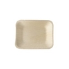 Papstar Pure Tabletts Palmblatt,  eckig 87423,  1 Packung = 25 Stück,  16 x 12 x 2, 5 cm