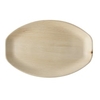 Papstar Pure Tabletts Palmblatt,  oval 87421,  1 Packung = 25 Stück,  oval