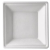 Papstar Pure Teller tief aus Zuckerrohr,  eckig 87312,  1 Packung = 50 Stück,  26 x 26 x 4, 5 cm
