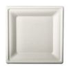Papstar Pure Teller Zuckerrohr,  20 x 20 cm 86953,  1 Packung = 100 Stück,  20 x 20 cm