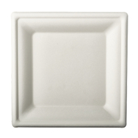 Papstar Pure Teller Zuckerrohr,  20 x 20 cm 86953,  1 Packung = 100 Stück,  20 x 20 cm