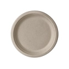 Papstar Pure Teller Zuckerrohr,  ungeteilt,  natur 87433,  1 Packung = 50 Stück,  Ø 15 cm