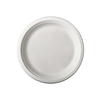 Papstar Pure Teller Zuckerrohr,  ungeteilt,  weiß 87432,  1 Packung = 50 Stück,  Ø 15 cm