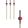 Papstar Red Pearl Fingerfood-Spieße 81006,  1 Packung = 250 Stück,  Länge: 7 cm
