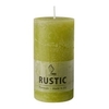 Papstar Rustic Stumpenkerze,  durchgefärbt 95789,  1 Karton = 6 Stück,  birke