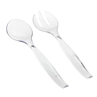 Papstar Salatbesteck 81702,  1 Packung = 2-teiliges Salatbesteck