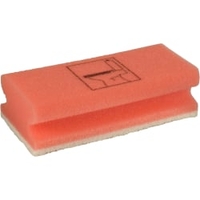Papstar Schwämme,  eckig 86127,  1 Packung = 10 Stück,  rot, Toilet