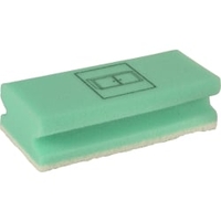 Papstar Schwämme,  eckig 86128,  1 Packung = 10 Stück,  grün, Kitchen