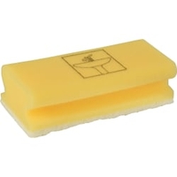 Papstar Schwämme,  eckig 86129,  1 Packung = 10 Stück,  gelb, Bathroom