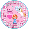 Papstar Teller,  rund 84708,  1 Packung = 10 Stück,  Motiv: "Princess Dream"