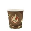 Papstar To Go Trinkbecher Pappe,  0, 4 Liter 95403,  1 Packung = 50 Stück