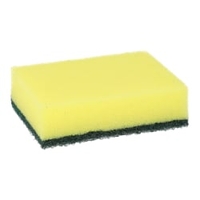 Papstar Topfreiniger,  eckig,  9 x 6, 6 cm,  kratzend 90368,  1 Packung = 6 Stück