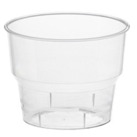Papstar Trinkbecher,  glasklar 12144,  1 Packung = 15 Trinkbecher