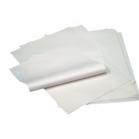 Papstar Verpackungspapier aus Cellulose 12445,  1 Karton = 10kg (ca. 862 x 1/4 Bogen),  50 x 37, 5 cm,  weiß