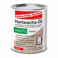 Patina-Fala Hartwachs-Öl HW075,  farblos 4801,  750 ml - Dose