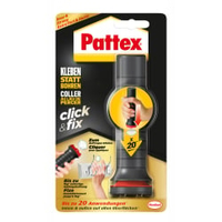Pattex Kleben statt bohren Click & Fix Klebestempel 30g PKBCF,  30 g - bis zu 20 Anwendungen