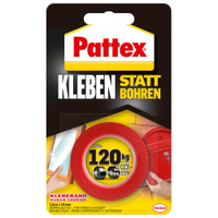 Pattex Kleben statt bohren Klebeband PXMT2,  1 Rolle = 1, 5 m x 19 mm