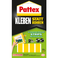 Pattex Kleben statt bohren Klebestreifen PXMS1,  1 Packung = 10 Klebestreifen