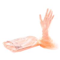 PE-Veterinärhandschuh 01080-L-90,  1 Karton = 40 Packungen à 50 Stück = 2.000 Stück