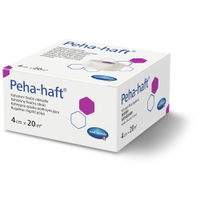 Peha-haft Fixierbinde,  4 cm x 20 m,  selbsthaftend,  latexfrei 9324463,  1 Karton = 24 Packungen à 1 Rolle
