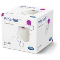 Peha-haft Fixierbinden,  8 cm x 20 m,  latexfrei 9324770,  1 Karton = 6 Packungen à 8 Stück,  lose