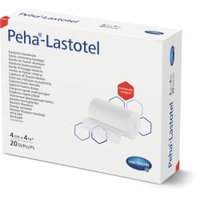 Peha-Lastotel Fixierbinde 4 cm x 4 m gedehnt,  hochelastisch 3101001,  1 Karton = 160 Stück,  einzeln verpackt