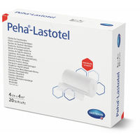 Peha-Lastotel Fixierbinde 4 cm x 4 m gedehnt,  hochelastisch 3101001,  1 Packung = 20 Stück,  einzeln verpackt