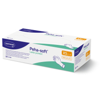 Peha-soft Latex protect Untersuchungshandschuh,  puderfrei 9420060,  1 Packung = 100 Stück,  Größe XS