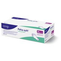 Peha-soft Latex protect Untersuchungshandschuh,  puderfrei 9420100,  1 Packung = 100 Stück,  Größe XL