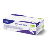 Peha-soft Nitrile Blue Untersuchungshandschuh,  puderfrei 9420120,  1 Packung = 150 Stück,  Größe S