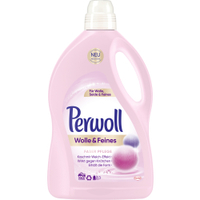 Perwoll Wolle & Feines Faserpflege Advanced Flüssigwaschmittel P40WL,  3 Liter - Flasche für ca. 40 Waschladungen