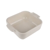 Peugeot Auflaufform APPOLIA Keramik quadratisch,  18 x 18 x 5, 1 cm 61166,  Farbe: ecru