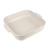 Peugeot Auflaufform APPOLIA Keramik quadratisch,  36 x 36 x 7 cm 60121,  Farbe: ecru