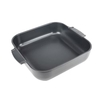 Peugeot Auflaufform APPOLIA Keramik quadratisch,  36 x 36 x 7 cm 60145,  Farbe: schiefergrau
