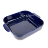 Peugeot Auflaufform APPOLIA Keramik quadratisch,  36 x 36 x 7 cm 60152,  Farbe: blau
