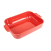 Peugeot Auflaufform APPOLIA Keramik rechteck,  32 x 21, 5 x 7, 5 cm 60053,  Farbe: rot