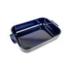 Peugeot Auflaufform APPOLIA Keramik rechteckig,  36 x 22 x 6, 8 cm 61203,  Farbe: blau